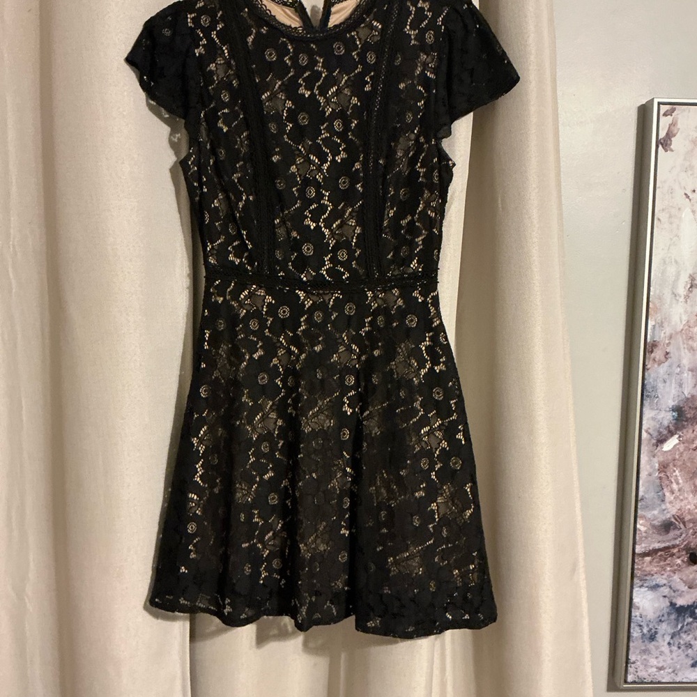 Altar’d State black lace dress. Cocktail, formal, night out! Black lace. small